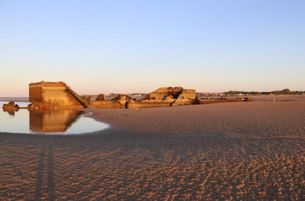Gites "Plage" Ou "Pieds Dans L'Eau" En Front De Mer A Asnelles , 3Km D'Arromanches, 10Km De Bayeux Dış mekan fotoğraf